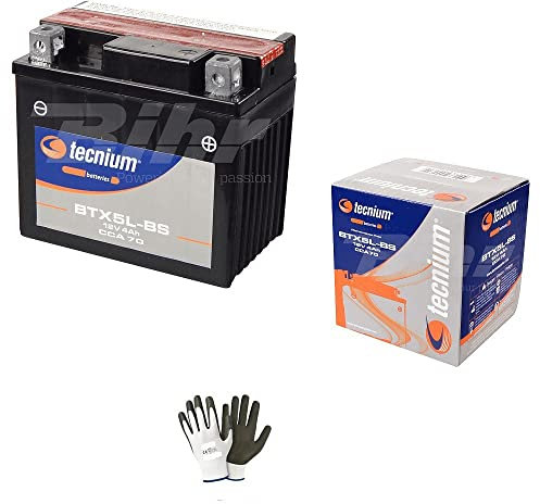 Kompatibel mit Honda SJ Bali (HF07) 100 1996 bis 1999 Batterie bereits gebrauchsfertig Technisch YTX5L-BS Batterien 4 Ampere 12 Volt für Motorrad Scooter 113 x 70 x 105 mm