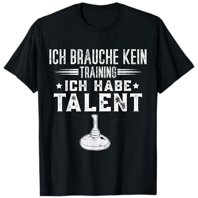 Ich habe Talent Eisstock Eistockschießen Stockschütze T-Shirt