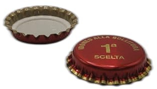 OPIROS Selezione Promo Tappi Corona D.26 per Imbottigliamento Birra Vino Pomodori Idonei alla Bollitura 1 Scelta (Rosso, 200)