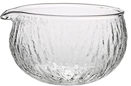 LOVIVER Cuenco de Matcha con Pico - Juego de Té de Tazón Japonés de Vidrio Único