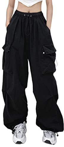 Baggy jeans dam Y2K – pojkvän, jeans, tonåring, flickor, hög midja, cargobyxor, breda ben, jeans, vintage, denimbyxor, sommar, jeansbyxor, cargojeans, denimbyxor, estetiska byxor, Harajuku, E-flicka