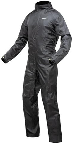 Tucano Urbano tuta antipioggia moto Nano Start. Antipioggia donna super compattabile. Abbigliamento moto unisex. Kit impermeabile moto e scooter idrorepellente, antivento. Occupa poco spazio. Tg M