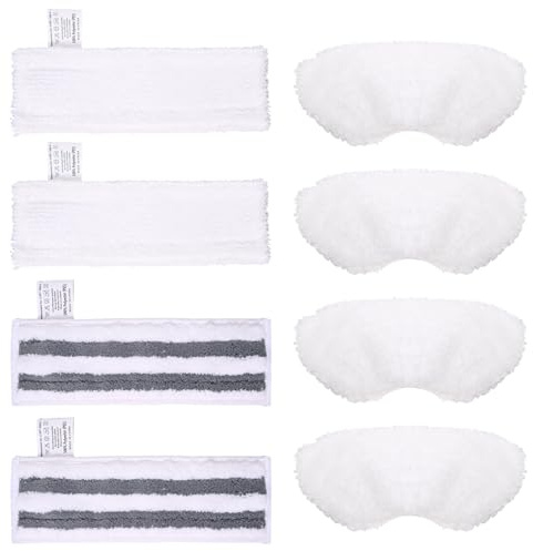 8 Stück für Kärcher Dampfreiniger Zubehör, für Kärcher Dampfreiniger Ersatztücher, Mikrofaser Set Bodentücher Ersatzteile, für Karcher EasyFix SC1 SC2 SC3 SC4 SC5