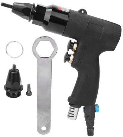 Herramienta manual remachadora neumática para tuercas remachables - Remache neumático para roscas M5-M6 Herramienta eléctrica de 700 rpm - Herramienta roscadora versátil y eficiente para instalacion