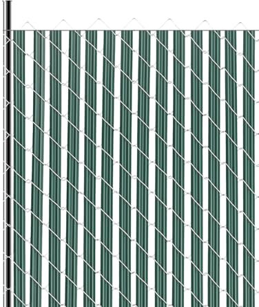 VEVOR Lattes de Confidentialité pour Clôture à Mailles, Paroi Simple, Lattes Verticales Adaptées aux Clôtures Mailles Losangées 1,2 m Haut, Verrou Inférieur, Haute Densité, pour Jardin, Ferme, Terrain