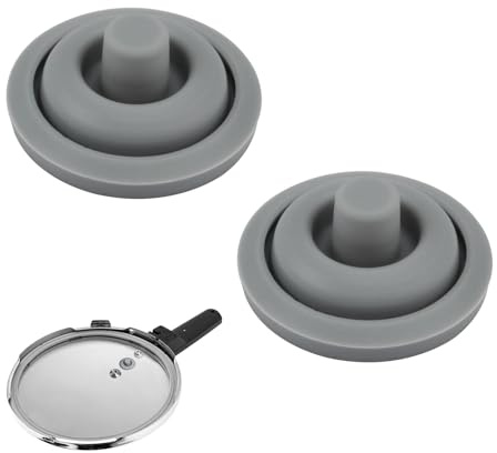 2 Pezzi Silicone Guarnizione Per Segnale di Cottura 3,2cm X 1,4cm, Resistente Al Calore Guarnizione per Indicatore di Pressione per WMF Perfect e Perfect Plus, Volume 2,5l - 8,5l, Diametro 18cm e 22cm