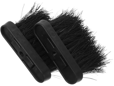 DONFAMDS 2pcs Fireplace Cleaning Brush Replacement Dust Cleaning Tool for Ash and Firewood Efficient Fireplace Accessory for Home Use