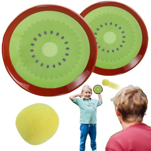 Kustimantu Ballspiel zum Werfen und Einsammeln | Geschicklichkeitsspielzeug und Koordination, Geschenkidee Ostern, Eltern-Kind-Spiel für draußen am, Haus, Garten oder Schule