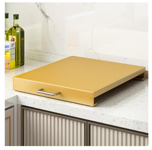 QSTGX Copertura per Fornello a Gas 4 Fuochi Protettore Cucina Copertura per lavello da Camper Scaffale Multiuso da Cucina Facile da Pulire con Maniglie(B,30x40x5 cm)