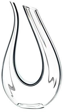 RIEDEL Amadeo Fatto A Mano Dekanter,Einzelpackung,klares/schwarzes/weißes Kristallglas,handgefertigt