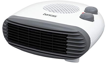 Benross 41489 2kw Horizontal Fan Heater / 3 Heat Settings/Portable and Lightweight/Cool Air Option