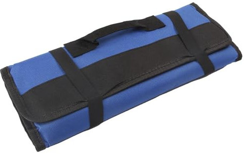 Tool Roll Organizer, Pockets Tool Bag Roll, Wrench Pouch Organizer for Car/Motorcycle/Mechanic Tools, Premium Oxford canvas Made, Without Tools