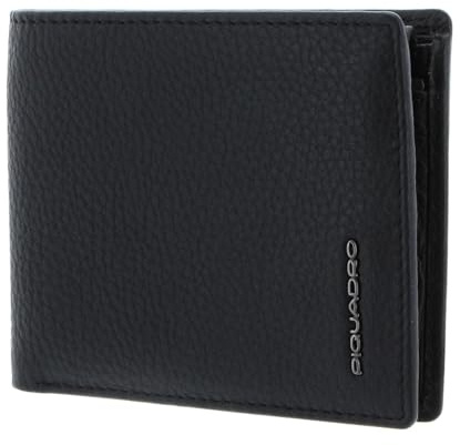 PIQUADRO Modus Portafoglio da uomo con portamonete in pelle a due scomparti e schermatura RFID