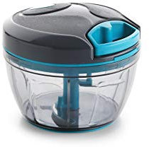 SIGNORA WARE Manual Food Chopper – Pull Cord Manual Processor – Stainless Steel Blades – 450ml