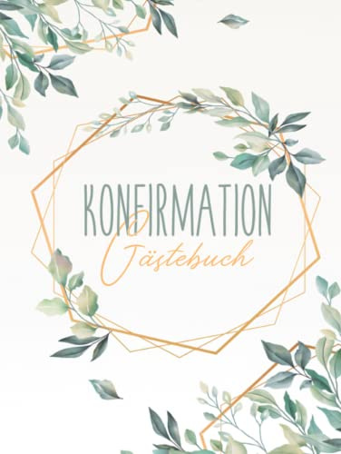 Konfirmation Gästebuch für Mädchen und Jungs: schlichtes Erinnerungsalbum mit Platz für Fotos und gute Wünsche