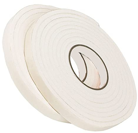 Draught Excluder Tape x10 Meters Draft Excluder for Windows & Doors - Easy Application Window Seal for Effective Window Insulation 9mm x5mm (X2 5 Metre Rolls)