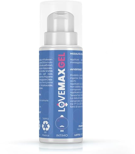 Stimulierendes Gel für eine starke und langanhaltende Erektion – 30 ml | Intimgel für Männer mit Ginseng, Capsicum, Aloe Vera & Hyaluron – Massage im Intimbereich, sexuelles Wohlbefinden & Vitalität