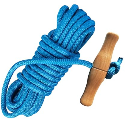PR-20 Tree Pruner Rope Replacement Kit (20ft) Compatible with Jameson Fiscar Big Mouth Manual Pole Saw & Tree Pruner - Wooden Handle, Diameter Rope - Tree Trimmers Long Handle Pruner