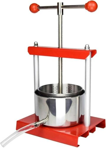 HOTAPEPU Extracteur De Presse Au Miel, Manuel De Vin De Fruits en Acier Inoxydable pour La Vinification/Colorant/Légumes/Miel/Huile d'olive ~ /