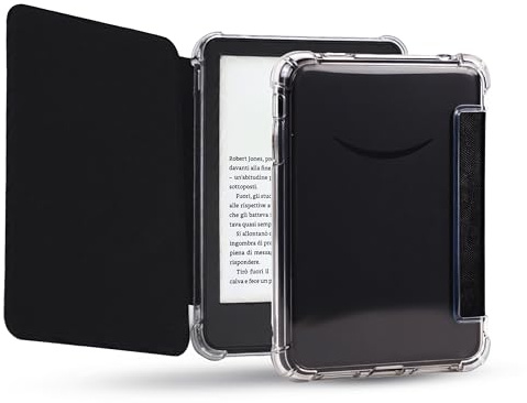 Custodia per eReader 6'' compatibile con Kindle (11ª gen) – Cover protettiva in PU Leather con Auto Sleep/Wake