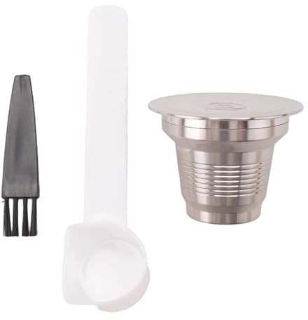 Osmond Cápsula de Café Reutilizable y Rellenable para Cafetera LOR con Filtros de Acero Inoxidable LM8012