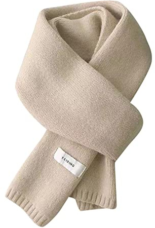 Damen Schal Winter-Schal-Damen Winter Schal Feel Pashmina Schal Wickelt Weiche Warme Decke Schals FüR Frauen (Beige, One Size)