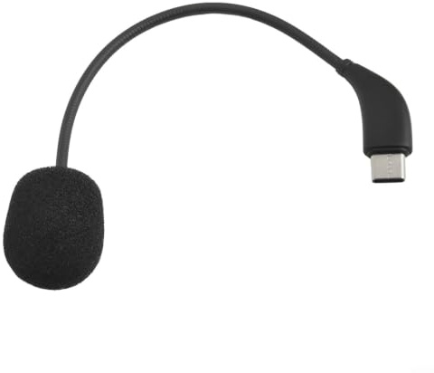 Spelheadset-mikrofon med för TypeC-anslutning med rundstrålande pickup och brusreducering för röstinspelning och streaming (armbåge)