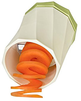 Lurch 10319 Mini-Spirali, Spiralschneider für Obst und Gemüse aus Edelstahl und Kunststoff