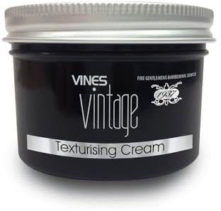 Vines Vintage Men's Hair Texturising Cream | Moisturising Carnauba Wax. 125ml