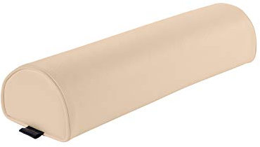 Pader Medi Tech Dreiviertelrolle I Knierolle aus Polyetherschaumstoff I Lagerungsrolle mit Kunstlederbezug und Kedernähten I 60 x 15 x 11 cm I in 20 Farben verfügbar (Elfenbein)