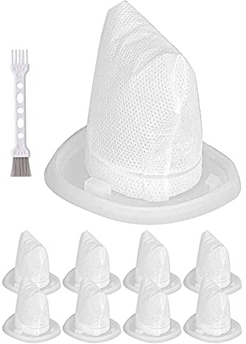 HNVCF10 Filter Fit Models: Compatible with Black and Decker Hand Vacuums HNVC115 Series,HNVC115B22,HNVC115J06, HNVC220 Series,HNVC220BCP07, HNVC215 Series,HNVC215B10,HNVC215B12,HNVC215BW52 (9 Pack) | HNVC215B10 HNVCF10 - Compatible with Hand Vacuums Models: HNVC115 HNVC215 HNVC220 Series Filters, 9 Pack
