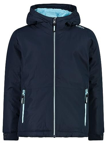 CMP - Kid G-Jacke mit fester Kapuze, Schwarz Blau, 164