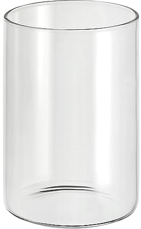 PATIKIL Clear Glass Cylinder Vase, 4.7 Tall and 3.1 Dia Tabletop Flowers Vase Floating Candle Holder Vase for Home Decor Wedding Centerpieces(16.9oz)