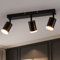 wowatt Deckenstrahler Schwarz 3 Flammig, Modern Strahler Deckenleuchte Schwenkbar, Metall Deckenlampe Strahler, LED Wandstrahler Spotlight GU10 für Küche, Schlafzimmer, Wohnzimmer (Ohne Leuchtmittel)
