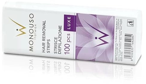 Luxe depilation strips för vax - 100 st - Italwax - Monouso