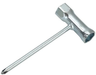QNGMKBKTDZ 1pc Spark Plug Socket Wrench Stainless Steel Wrench For Petrol Chainsaws And Brush Cutters Garden Machinery Wrench Hand Tools(Round 17x19mm)