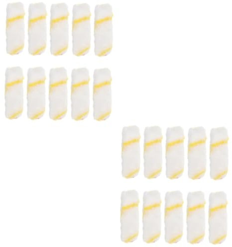 jojofuny 20pcs Paint Roller Brush Nap Roller Refills for Painting House Painting Supplies