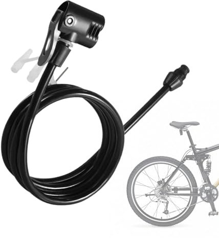 Tubo di gonfiaggio di ricambio – Tubo antigelo per pompa d'aria, resistente al calore e a stagna, flessibile 80 cm/125 cm, per pompa ad aria per materassi, biciclette, palloni
