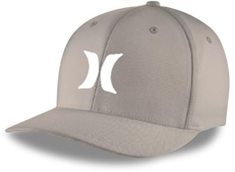 Hurley OAO Stretchfitted Keps Herrar - fullcap basebollkeps med skärm Sommar Vår-sommar - L/XL (58-61 cm) beige