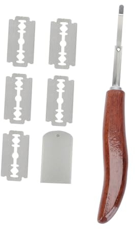 WEKADRIN Taglierino per Pane in Acciaio Inossidabile con Impugnatura in Lame Sostituibili per Incisioni Precise su Pane Dolci e Impasti Strumento Professionale per Lievitazione e