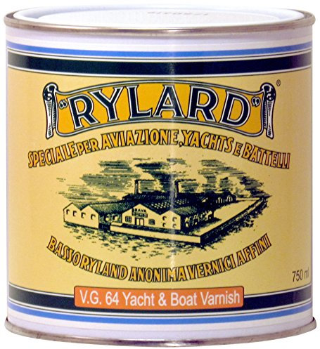 Rylard VG 64 Yach & Boat, Vernice Lucida per Legno, Trasparente, 750 ml