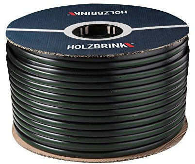 HOLZBRINK Tropfschlauch 5/8 16mm zur ebenerdigen Bewässerung Perlschlauch selbstreinigend, Basic, 50m, HTS01-B
