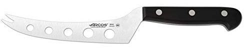 Arcos Serie Universal - Coltello Formaggio - Lama Acciaio Inossidabile Nitrum 145 mm - Manico Polioxymetilene (Pom) Colore Nero