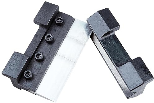 KASTFORCE KF5007 100 mm Schraubstockhalterung, Metall, Bremsenbiegebefestigung, Biegen, maximale Kapazität 14 Gauge, 2 mm, Baustahl, 0,3 cm Aluminium