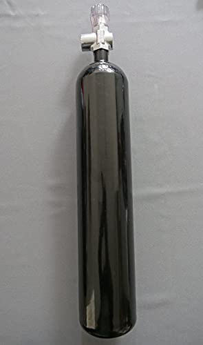 High Tech Diving Tauchflasche 3 Liter 300bar komplett mit Ventil schwarz