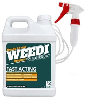 Bio Weed killer - Degrades Narurally in soil - GLYPHOSATE FREE - Artificial Grass - Home & Garden | Pet & Child friendly once dry | PESTICIDE WEED KILLER (5 Litres)