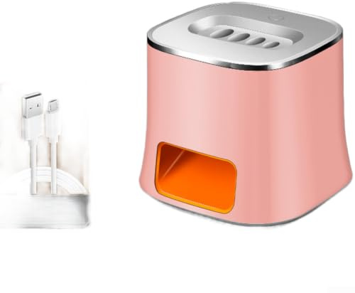 QOXEZY Macchina elettrica per sgusciare il nocciolo di girasole, sgusciatrice automatica per melone tasso di successo del 95%, ricarica USB-C 1000 mAh, per uso domestico e esterno (rosa)