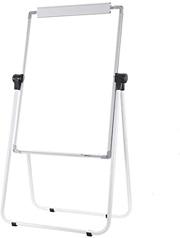 Dry Erase Easel U -Double Whiteboard, 24 x 36Dry Erase Flipchart Board, Height Adjustable Stand,3 Markers,1 Eraser,for Free