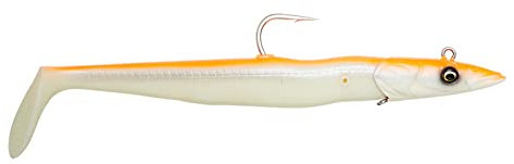 Savage Gear Meeresshads 21,5cm 140g Sandeel V2 Big Game, Farbe:Orange Glow