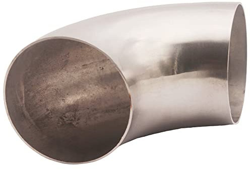 Rohrbogen 90 Grad, Asudaro 2,75 Zoll/3 Zoll/2,5 Zoll/3,5 Zoll Universal Auspuffrohrbogen Auspuff Ellenbogen Auspuffrohr Edelstahl Auspuff Rohradapter Schweißfitting,2,75 Zoll